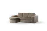 Sofa Flores DH Interior Beige White photo diagonal front view