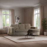 Sofa Flores DH Interior Beige Ambient photo diagonal front view