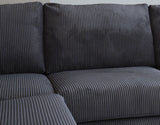 Sofa Gabi DeGeBe Anthracite Fabric Atmospheric photo detail