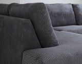 Sofa Gabi DeGeBe Anthracite Fabric Atmospheric photo detail