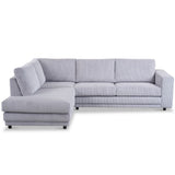 Sofa Gabi DeGeBe Light Gray Fabric White photo front view