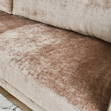 Sofa Bella Dimehouse Taupe LxWxH 138x98x55 Fabric Atmospheric photo detail