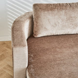 Sofa Bella Dimehouse Taupe LxWxH 138x98x55 Fabric Atmospheric photo detail