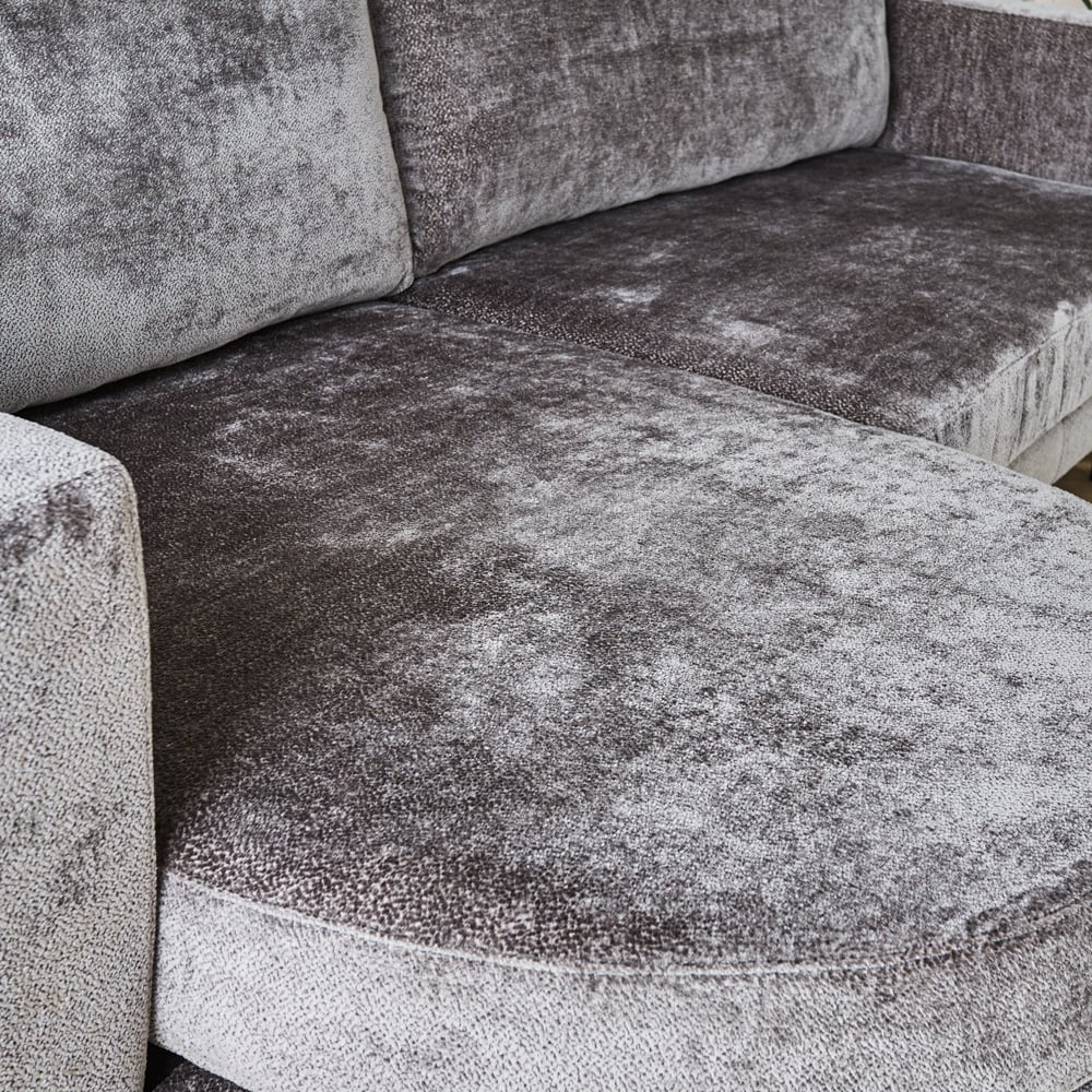 Sofa Bella Dimehouse Gray LxWxH 138x98x55 Fabric Atmospheric photo color sample