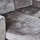 Sofa Bella Dimehouse Gray LxWxH 138x98x55 Fabric Atmospheric photo color sample