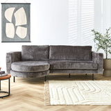 Sofa Bella Dimehouse Gray LxWxH 138x98x55 Fabric Atmospheric photo in situation