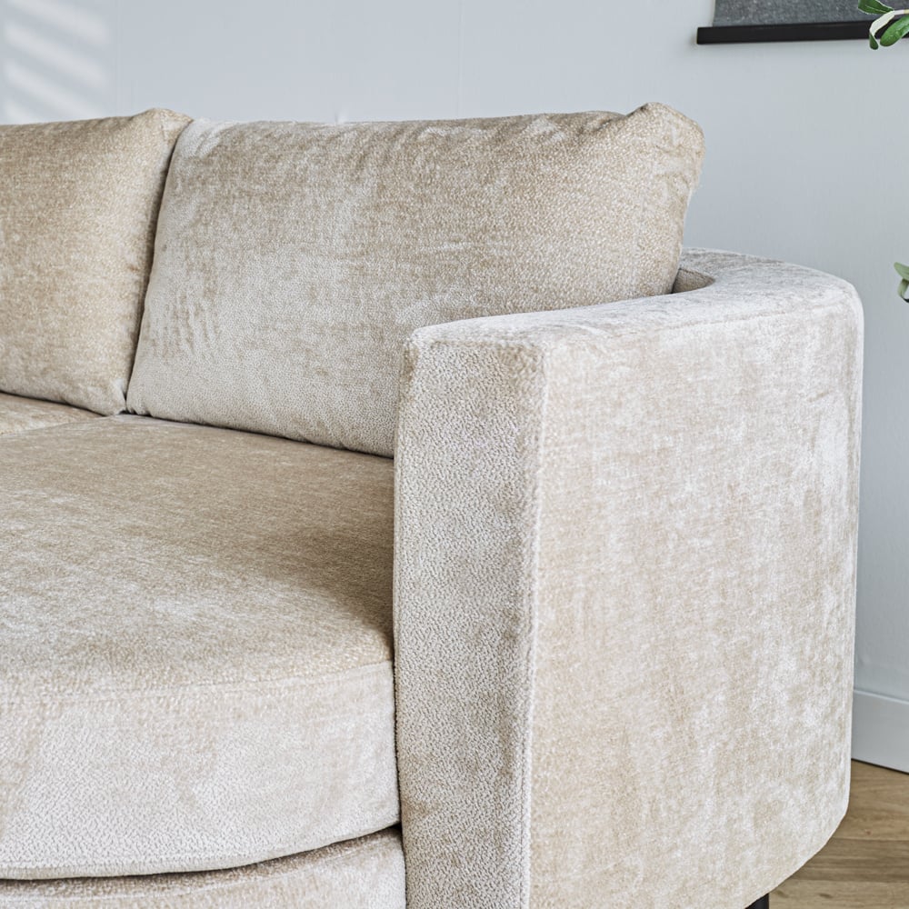 Sofa Bella Dimehouse Beige LxWxH 138x98x55 Fabric Atmospheric photo detail