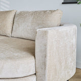 Sofa Bella Dimehouse Beige LxWxH 138x98x55 Fabric Atmospheric photo detail
