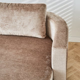 Sofa Bella Dimehouse Taupe LxWxH 138x98x55 Fabric Atmospheric photo detail