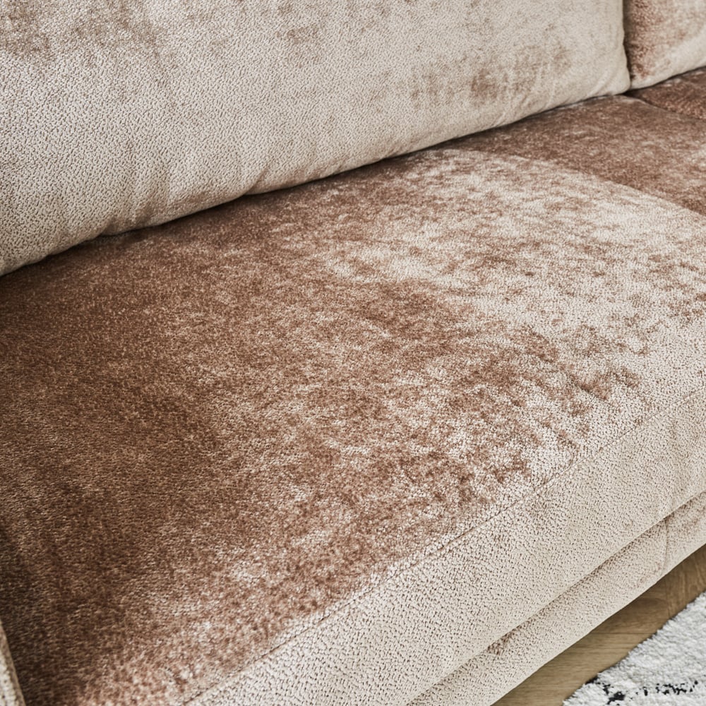 Sofa Bella Dimehouse Taupe LxWxH 138x98x55 Fabric Atmospheric photo detail