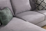 Sofa Cambridge DH Interior Gray Rib Fabric Atmospheric photo detail