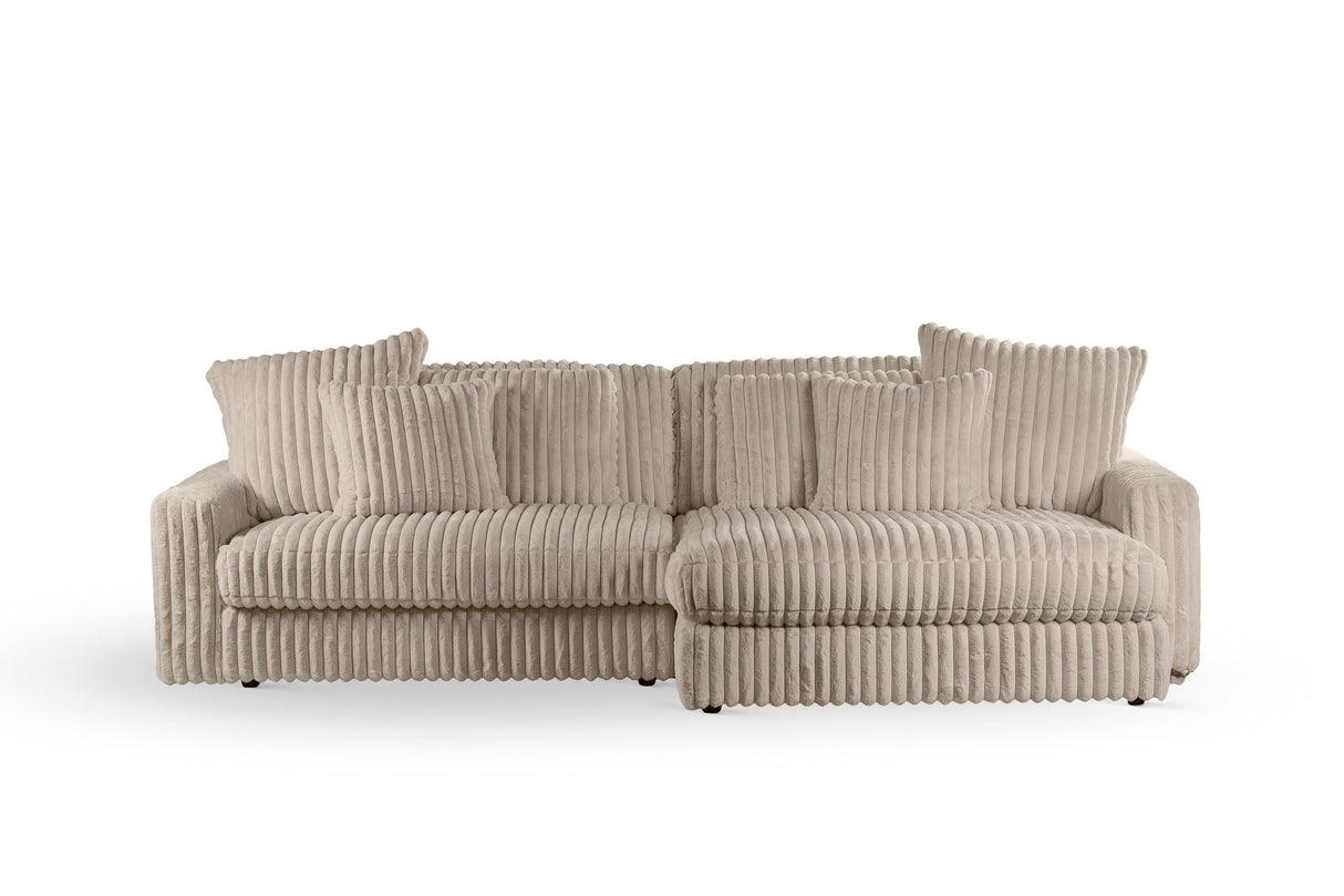 Sofa Nia DH Interior Beige White photo front view