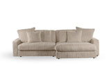 Sofa Nia DH Interior Beige White photo front view
