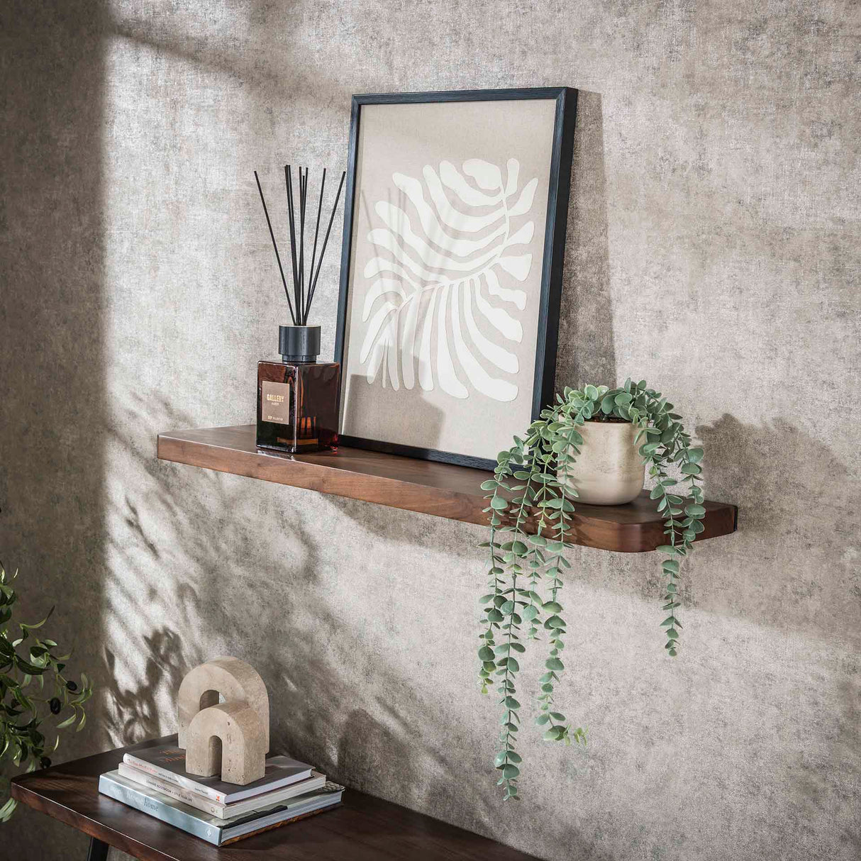 Shelf Noa 90 cm - Acacia Wood Drift Brown 