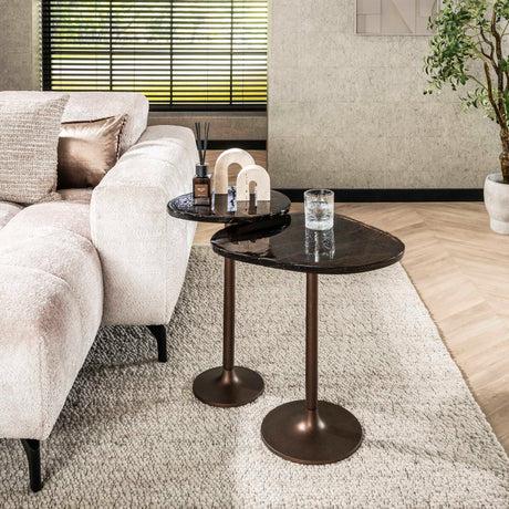 Side Table Vigo - Antique Copper 60 cm 