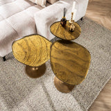 Side table Aurum Antique Gold 60 cm