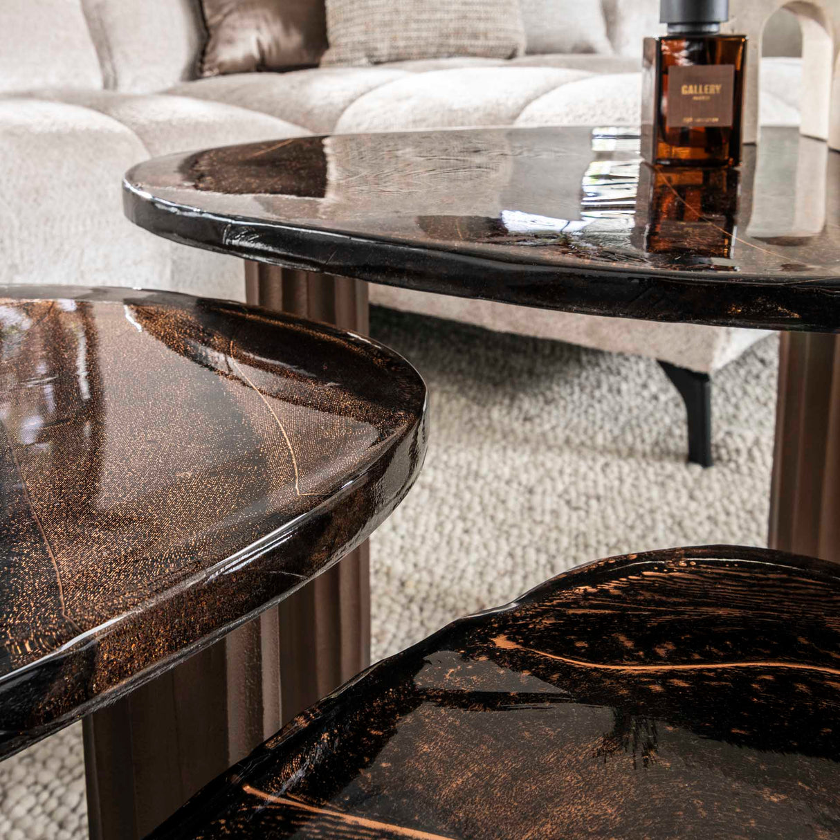 Coffee Table Liva S – Antique Copper 