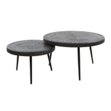 Venta Coffee Table Set Ferro Metallic 74 cm (set of 2) 