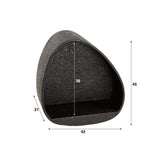 Wandscape Triangle metallic gray 42x21 cm Aeris 