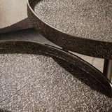 Luna Triangle coffee table set 2 bronze 80x60 cm 