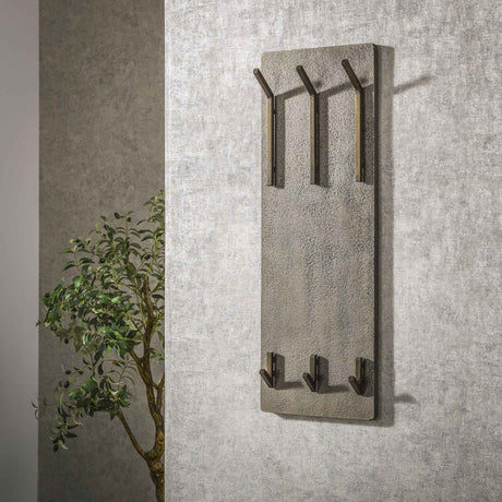 Coat rack Ferre 6-Hook - Metal Antique Bronze 