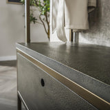 Wardrobe furniture Ferre 8-hook - With Hat Shelf - Antique Bronze Metal 