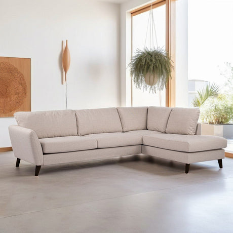 3-seater corner sofa Asher Beige