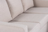 3-seater Corner sofa Chaise Longue Lima Beige
