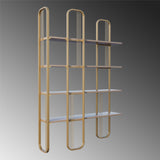 Bookcase Sierra Yellow Melamine 124x182x26 cm