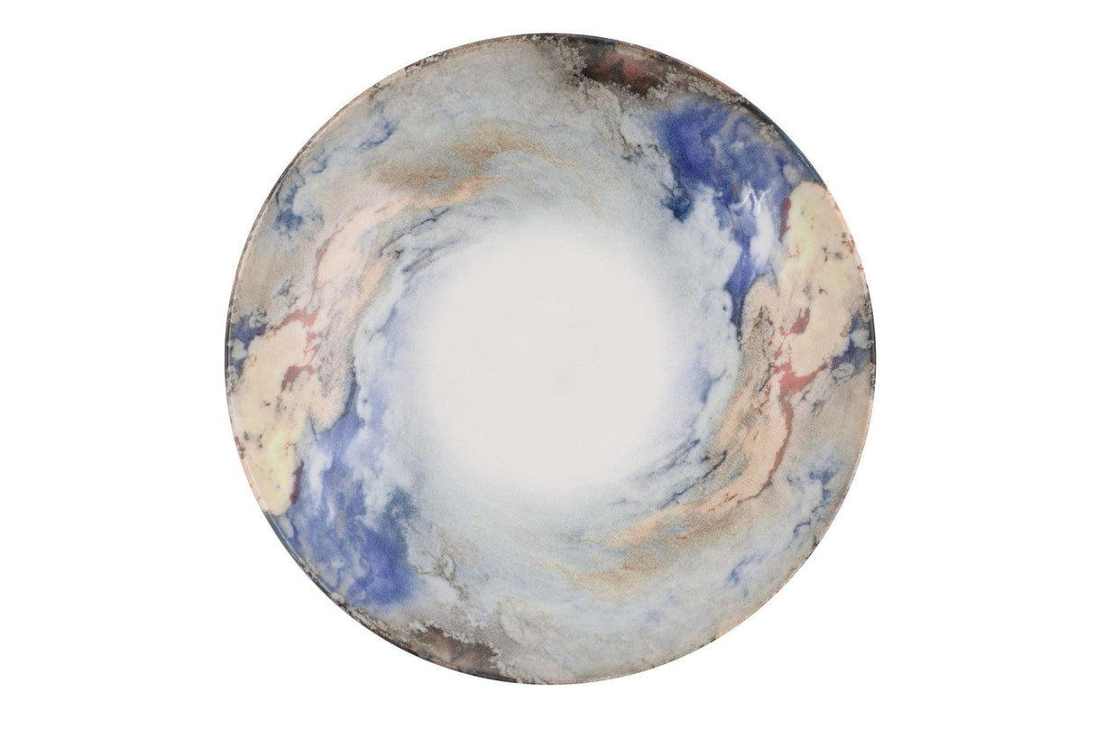 GBSATN24KY4101615 White Blue Gold 100% PORCELAIN