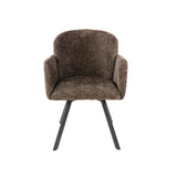 Set of 2 dining chairs Comfortline Hoven Rich Taupe 