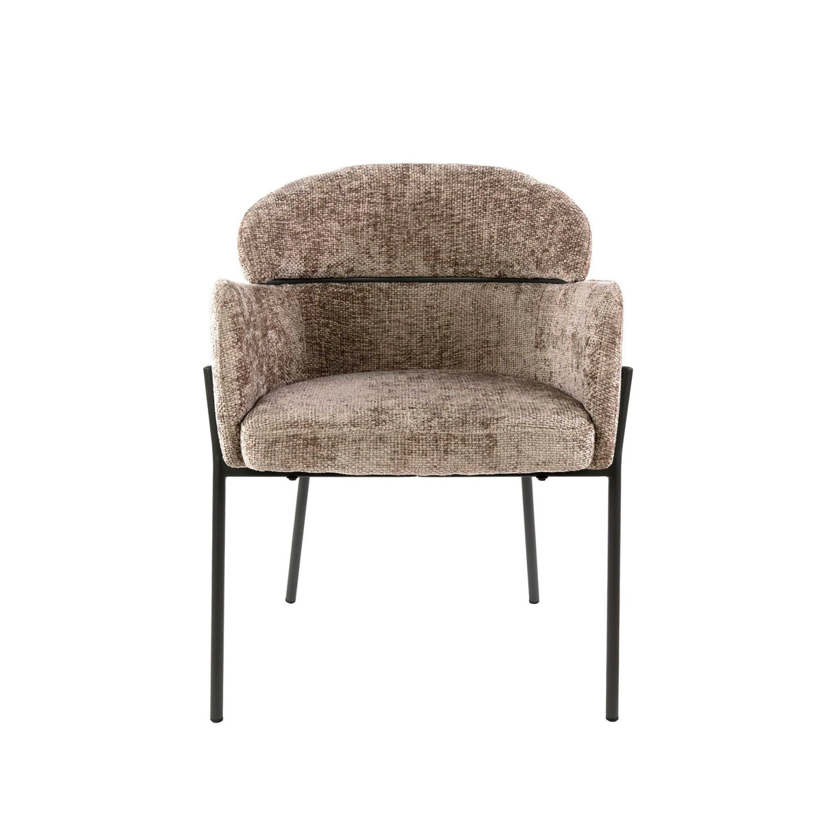 Eetkamerstoel Champagne Lola Hoven Chenille Stof