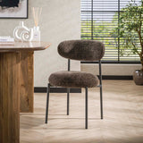 Dining chair Aero Tissee Cargo Tissee Fabric Brown 