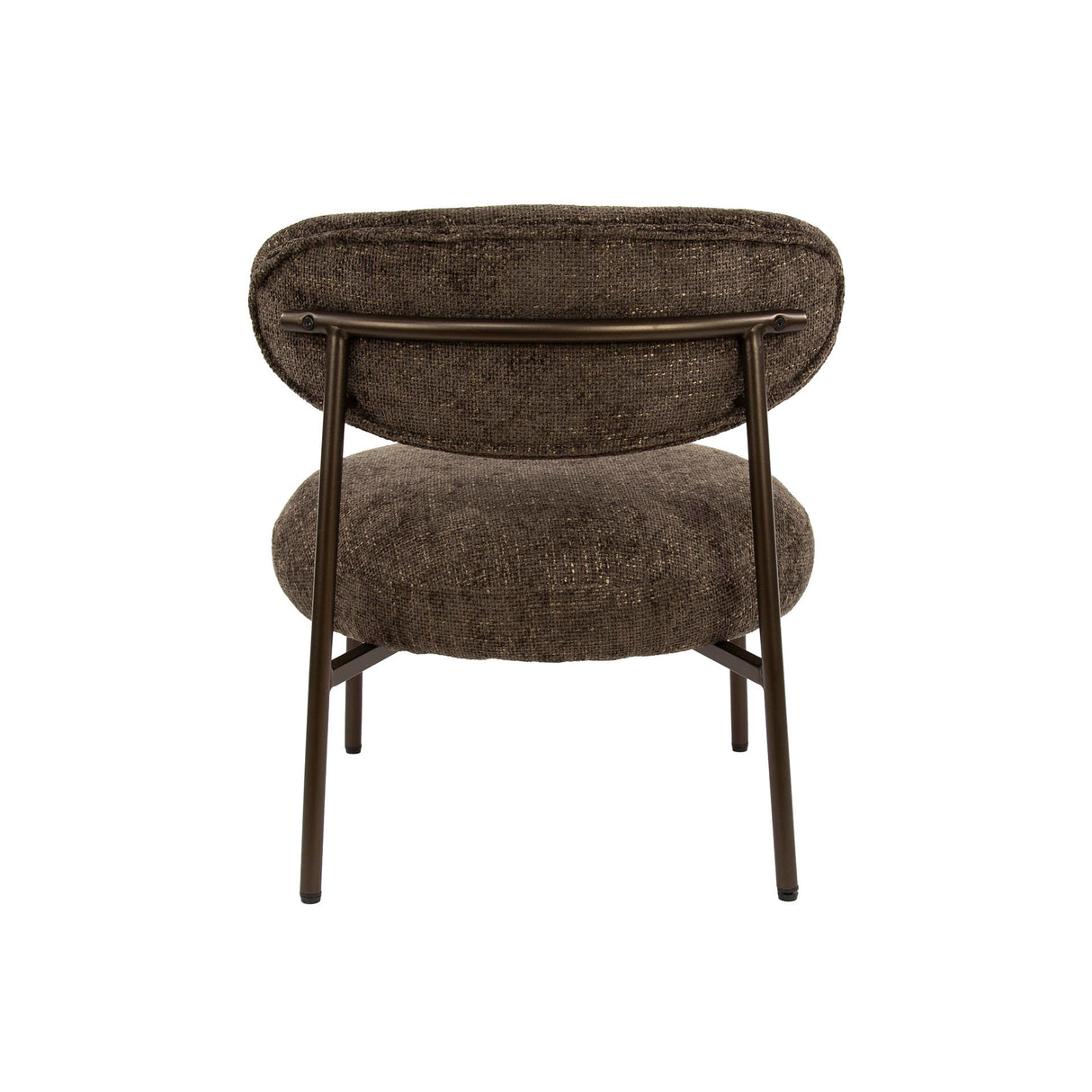 Juno Armchair - Fabric Brown - Compact & Comfortable 