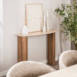 Monza Curved Cabinet Ceramic Travertine 100 cm 