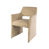 Set of 2 Capri Jaroq sand dining chairs 