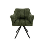 Dining chair Lino Green Swivel 