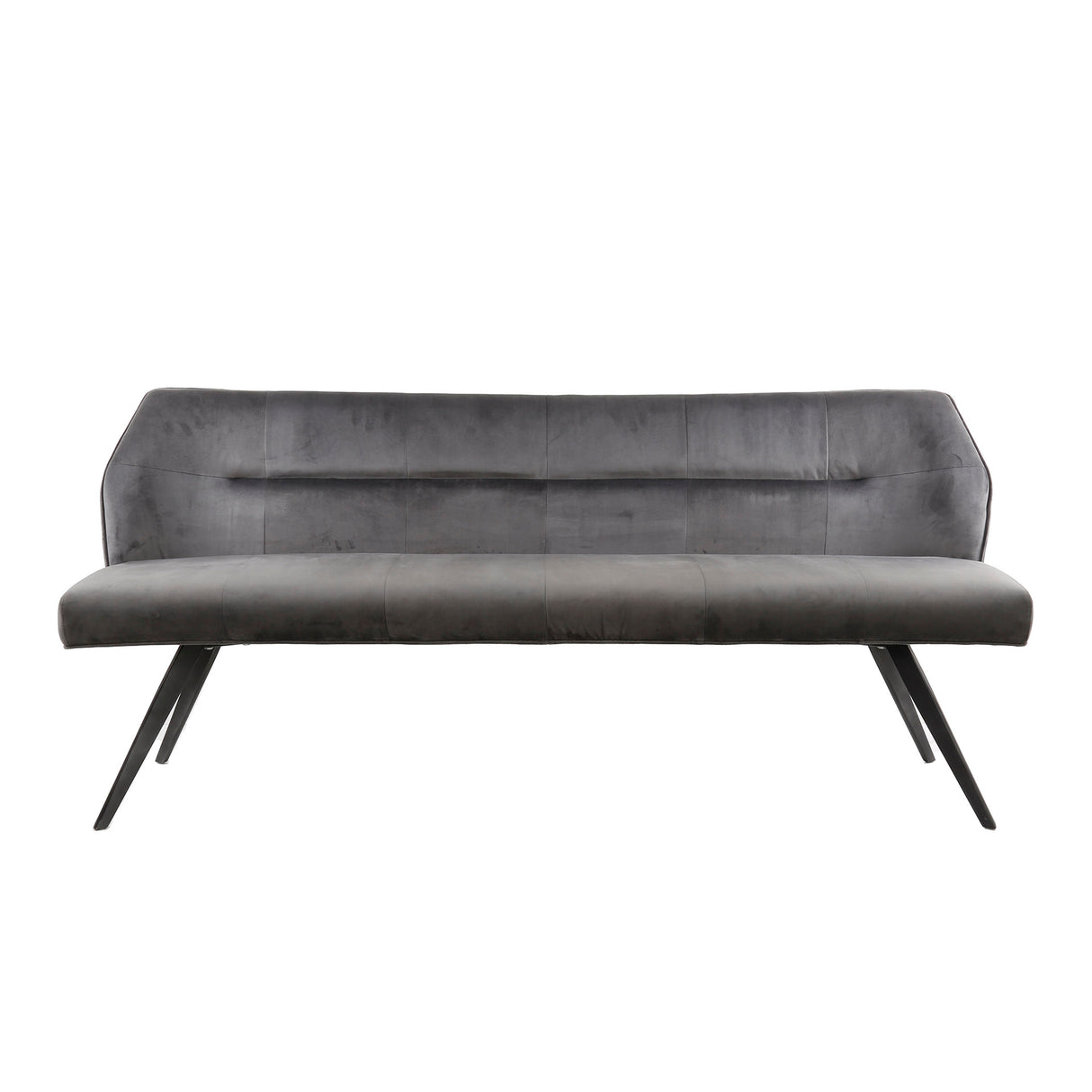 Chia Velvet Dining Bench Anthracite 188 cm 