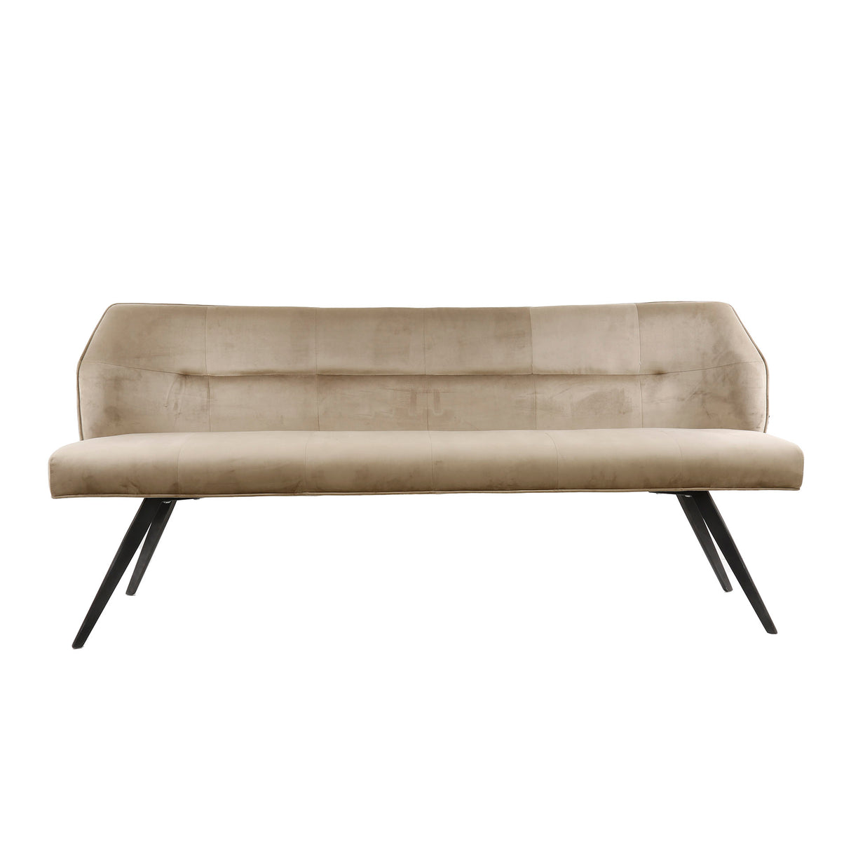 Dining room bench Chia Velvet Champagne 188 cm 