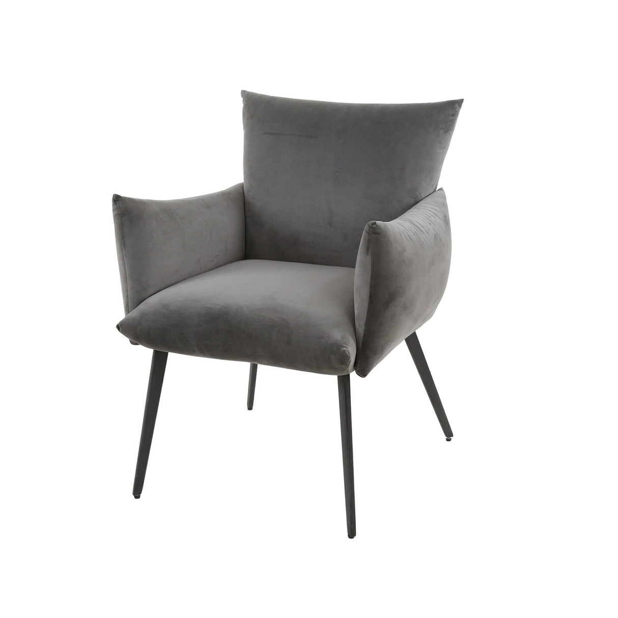 Marlow dining armchair velvet anthracite 