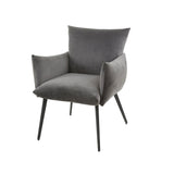 Marlow dining armchair velvet anthracite 
