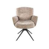 Set of 2 dining chairs Savona swivel Hoven rich sand 