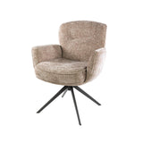 Set of 2 dining chairs Savona swivel Hoven rich sand 