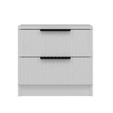 Nachtkastjes - Nachtkastje Kala Plus Wit Melamine 50x47x40 cm - Dimehouse