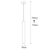 Black Metal Pendant Lamp Steppe 