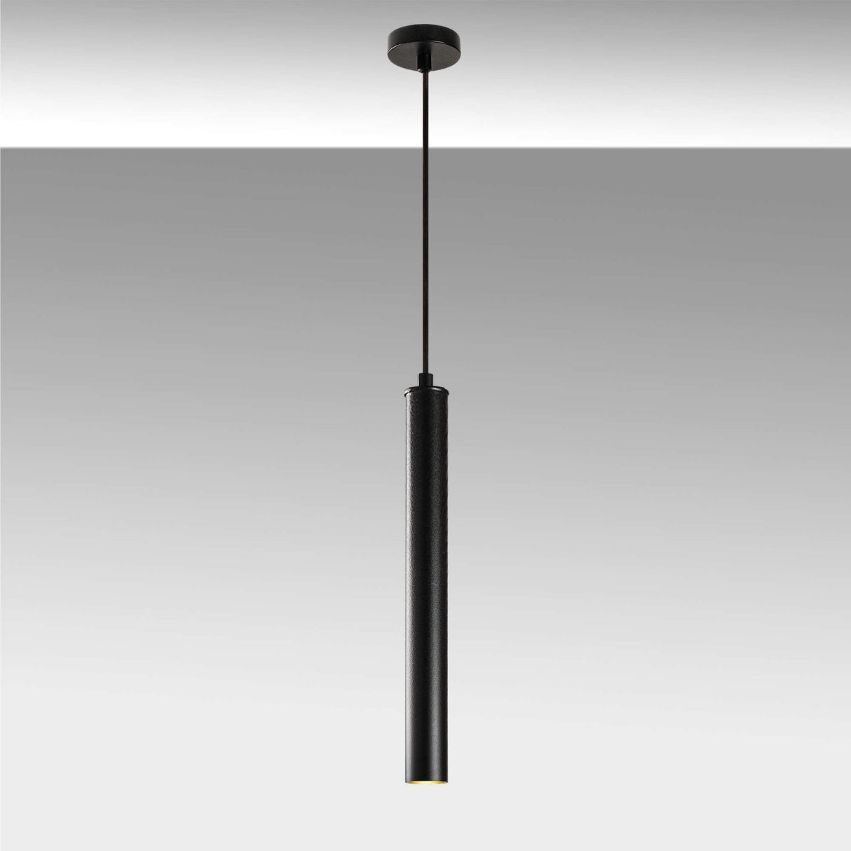 Black Metal Pendant Lamp Steppe 