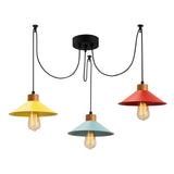 Multicolor Pendant Lamp 3-light Metal Virtu 