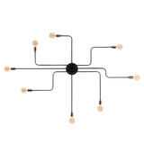 Hanglampen - Hanglamp 8 - lichts XL Zwart Metaal Striker - Dimehouse