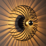Black Metal Wall Lamp Poise 