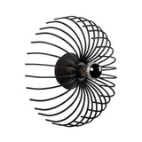 Black Metal Wall Lamp Poise 